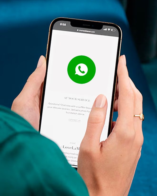 Para tirar as suas dúvidas e receber recomendações de skincare personalizadas, é só entrar em contato conosco via Whatsapp.